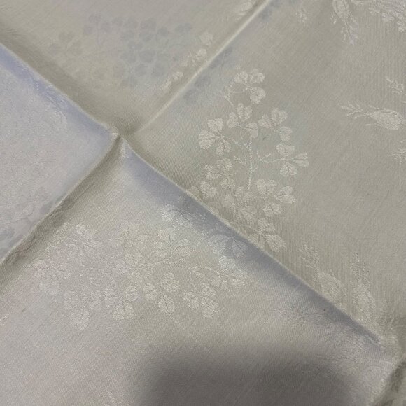 Vintage Damask Napkins English Rose Irish Shamrock Scottish Thistle Set Of 4 - Picture 8 of 10